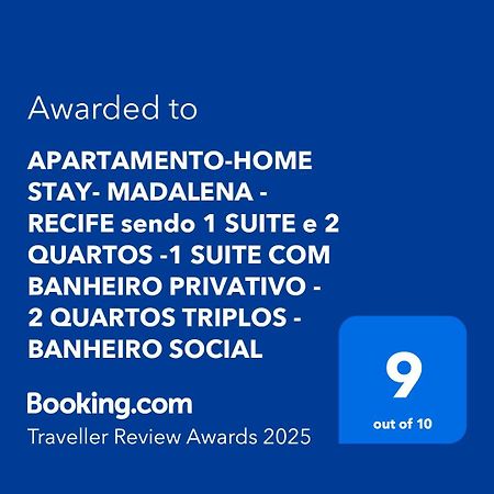 Suite E Quartos -1 Suite Com Banheiro Privativo - 2 Quartos Triplos - Banheiro Social Ρεσίφε Εξωτερικό φωτογραφία